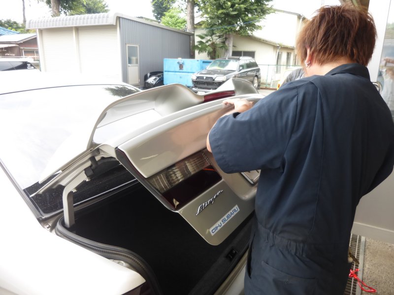 レガシィ BE5 ないる屋 ユーロテールガーニッシュ S-craft（ないる屋